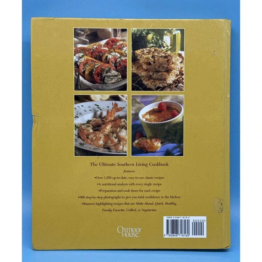 The Ultimate Southern Living Cookbook Hardcover 1999 Illustrated‎ Sixth Printing